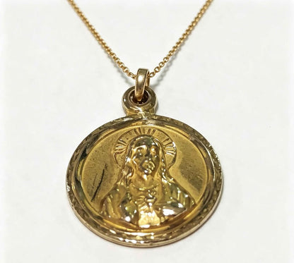 Oro dije Cristo 10k 1.3g