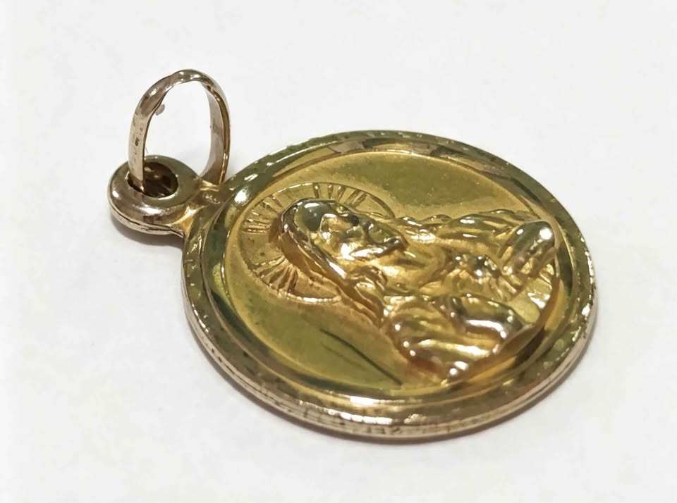 Oro dije Cristo 10k 1.3g