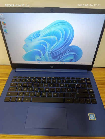 Laptop HP Pentium Silver 237 SSD 8 Ram Libre Usada