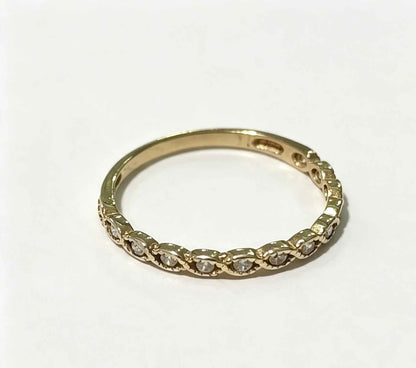 Oro anillo t argolla 10k 1.2g