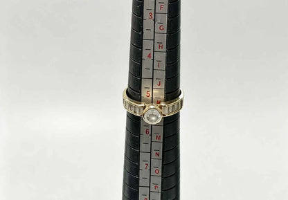 Oro anillo solitario 10k 1.6g