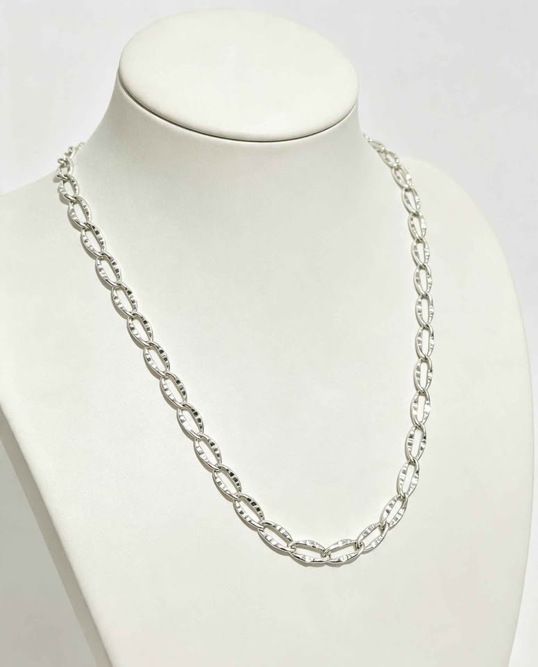 Plata cadena eslab 1x1 .925 9.1g