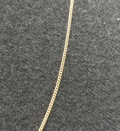 Cadena eslabon mini ORO 10k peso 1.6gr, usado