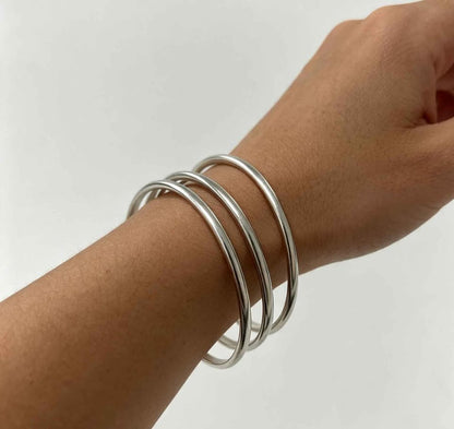 Plata juego de pulseras .925 24.6g