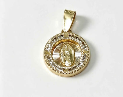 Oro dije religioso 10k 0.5g