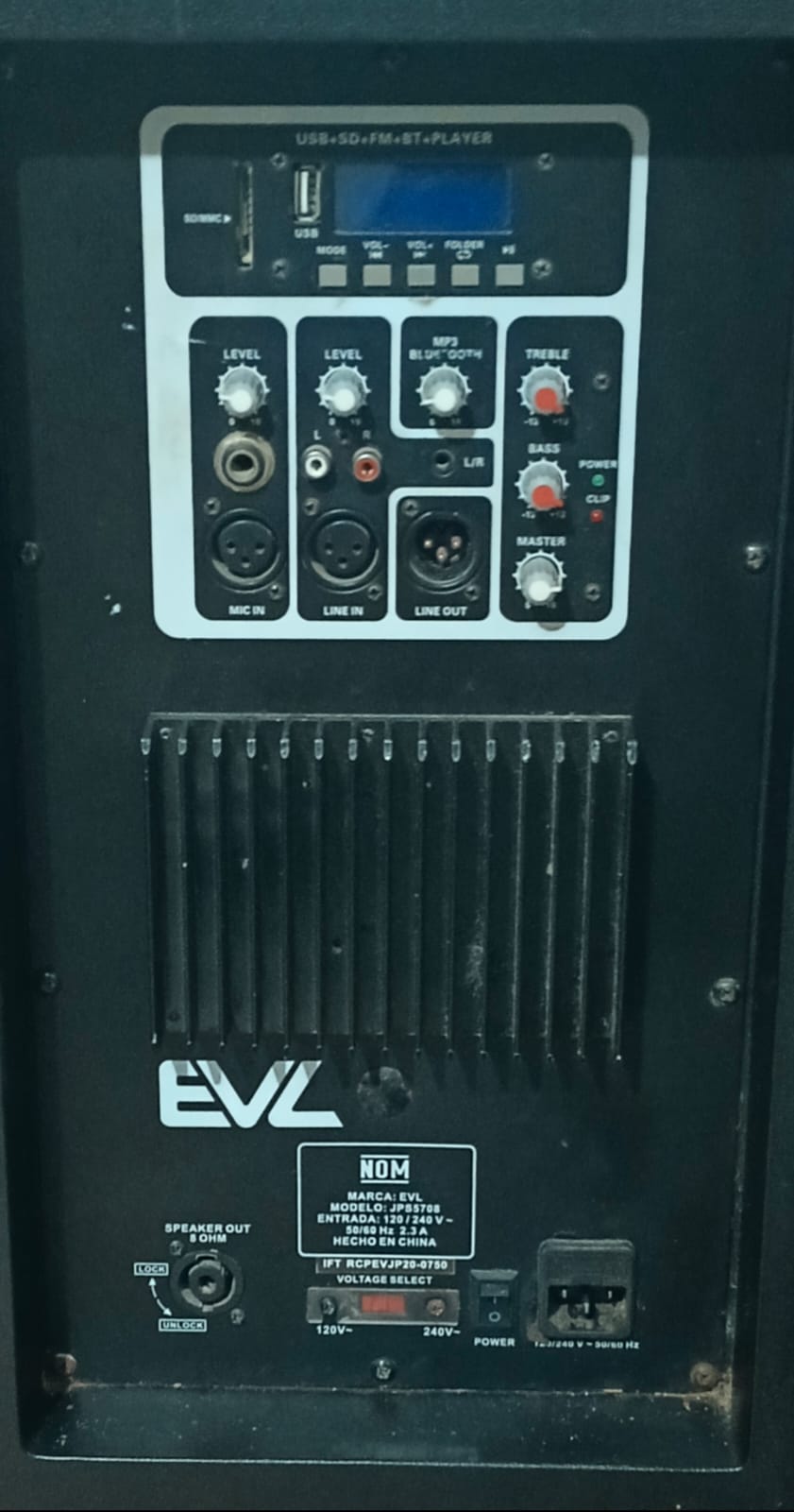 Bocina Amplificada EVL, usado