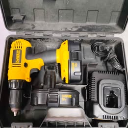 taladro dewalt cargador pila y estuche
