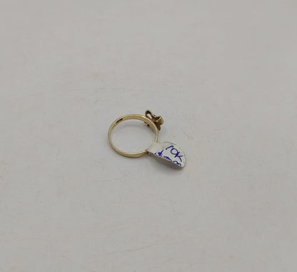 Anillo moño ORO 10k peso 1.2gr, usado