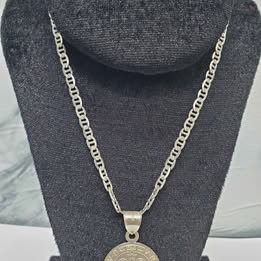 ✨ CADENA DE PLATA CON DIJE | 22 GRAMOS | 66 CM APROX. ✨