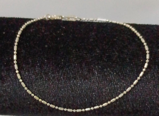 Pulsera punto y coma PLATA 925 peso 1.4gr, usado