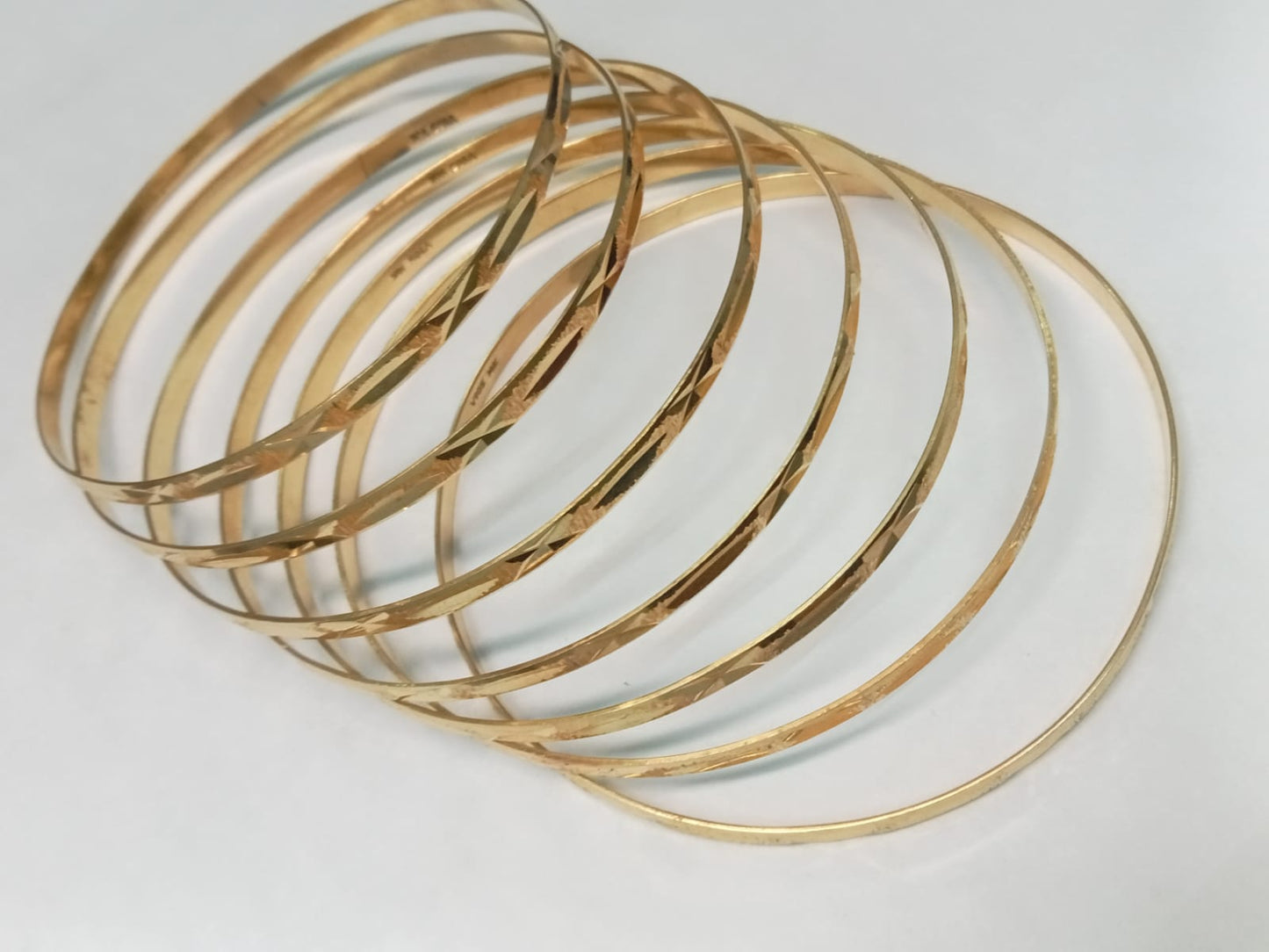 ✨ Semanario de Oro 14K con Diseño Diamantado – 35.7g ✨