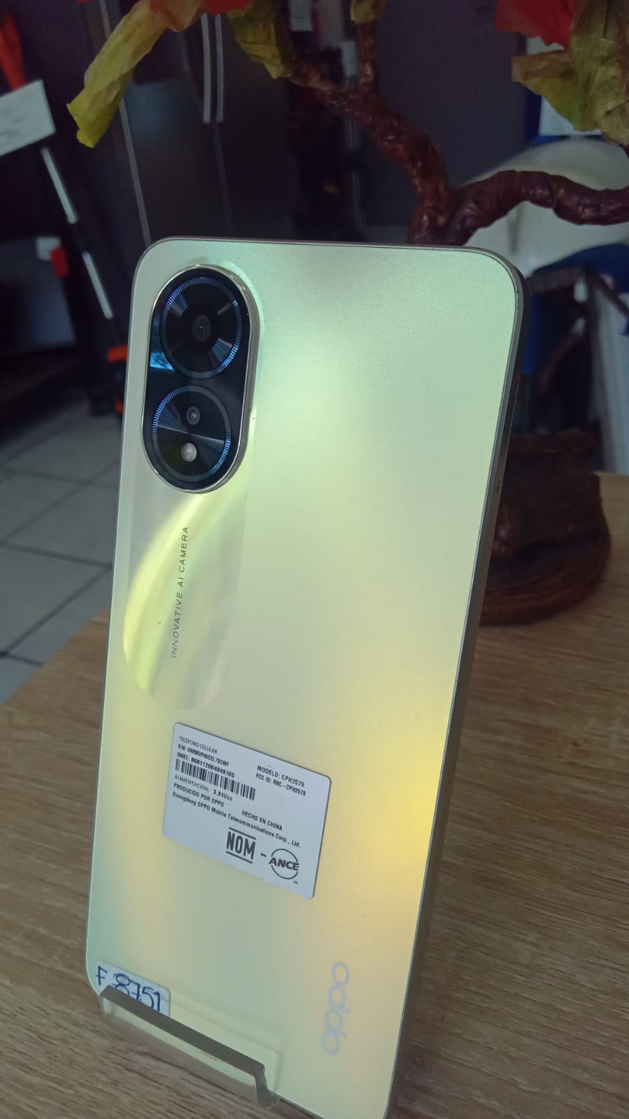 📱 OPPO A38 128 gb 4 ram usado
