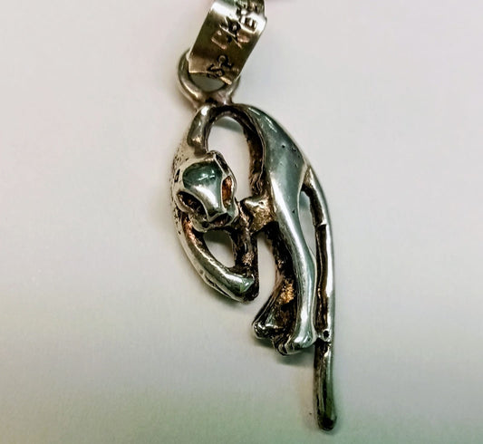 dije plata -diseño gato