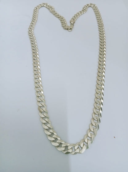 Cadena de Plata Diseño Planchado – 60.1 g