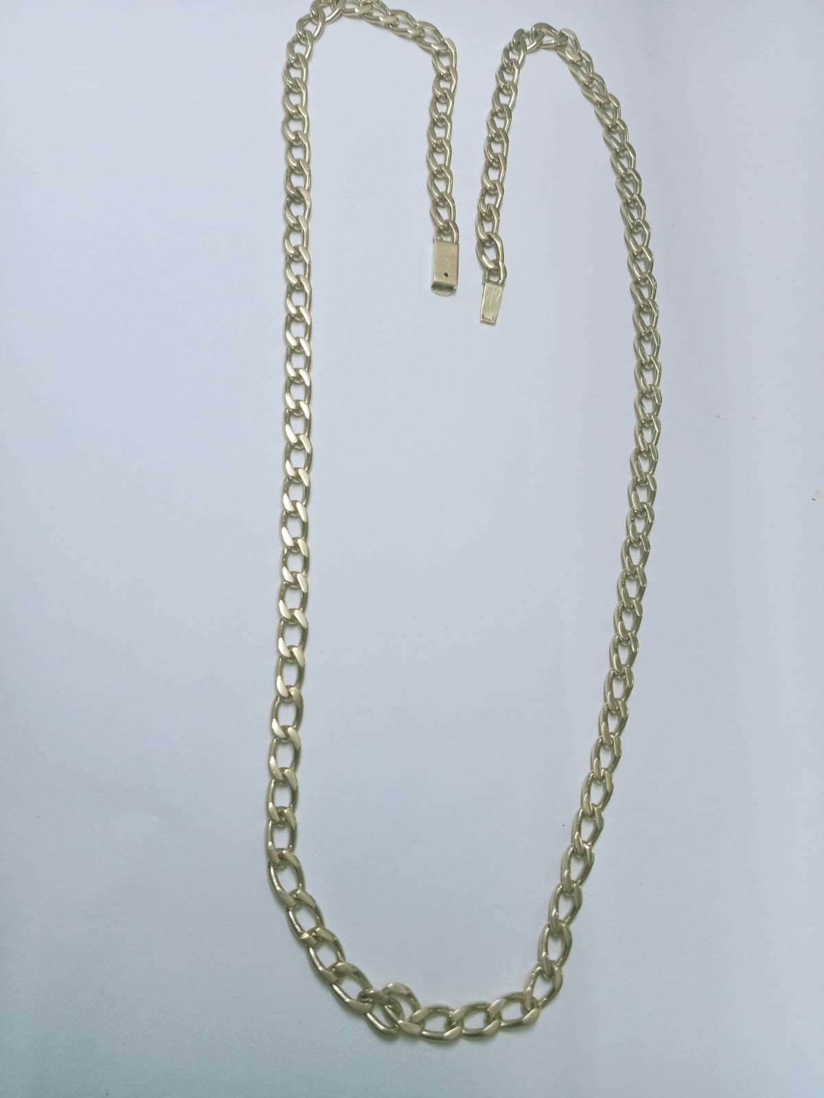 Cadena de Oro 10K – Diseño 1x1 con Broche de Cajón (36.1 g)