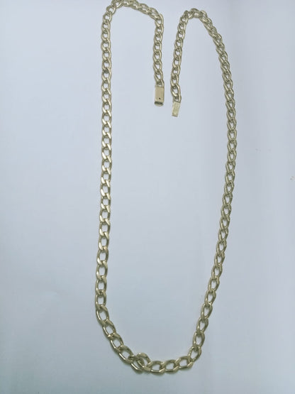 Cadena de Oro 10K – Diseño 1x1 con Broche de Cajón (36.1 g)