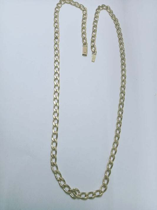 Cadena de Oro 10K – Diseño 1x1 con Broche de Cajón (36.1 g)