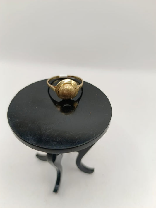 Anillo media bola 10k peso 1.9gr, usado