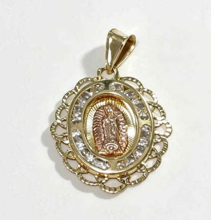 Oro dije religioso 10k 0.8g