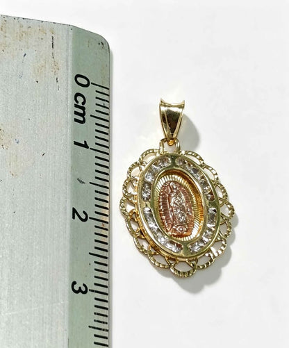 Oro dije religioso 10k 0.8g