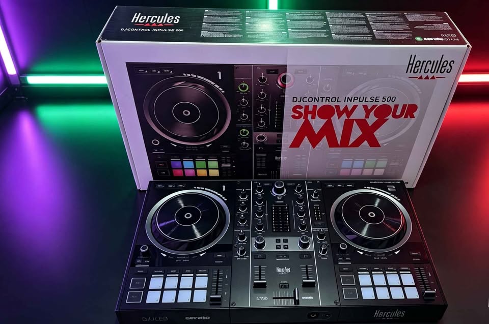 MEZCLADORA HERCULES DJ CONTROL IMPULSE 500