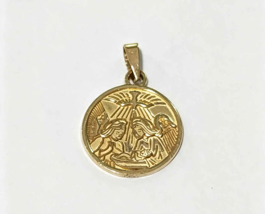 Oro dije religioso 10k 1.9g