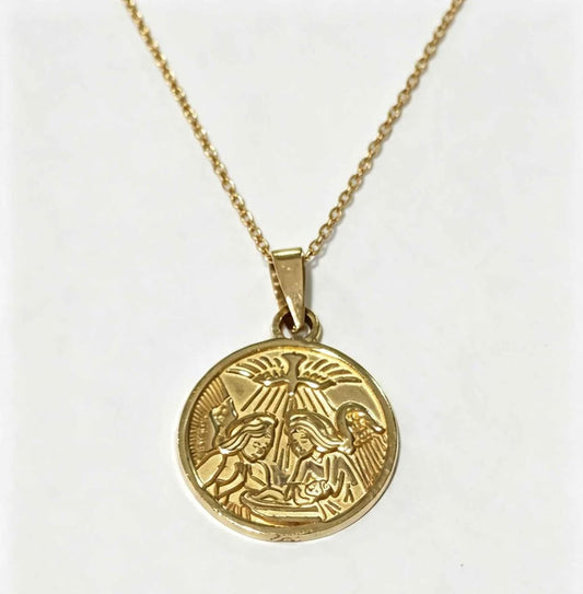 Oro dije religioso 10k 1.9g