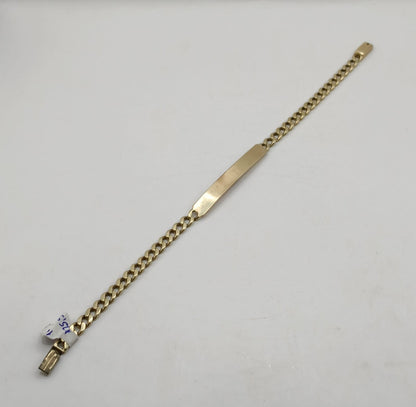 Esclava lisa ORO 10k peso 10.7gr, usado