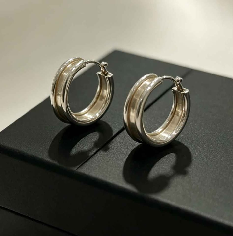 Plata arracadas .925 4.1g