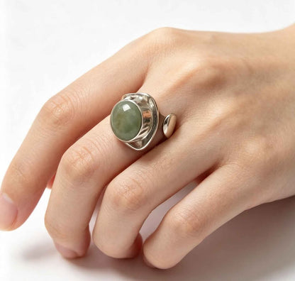 Plata anillo sintético .925 6.7g