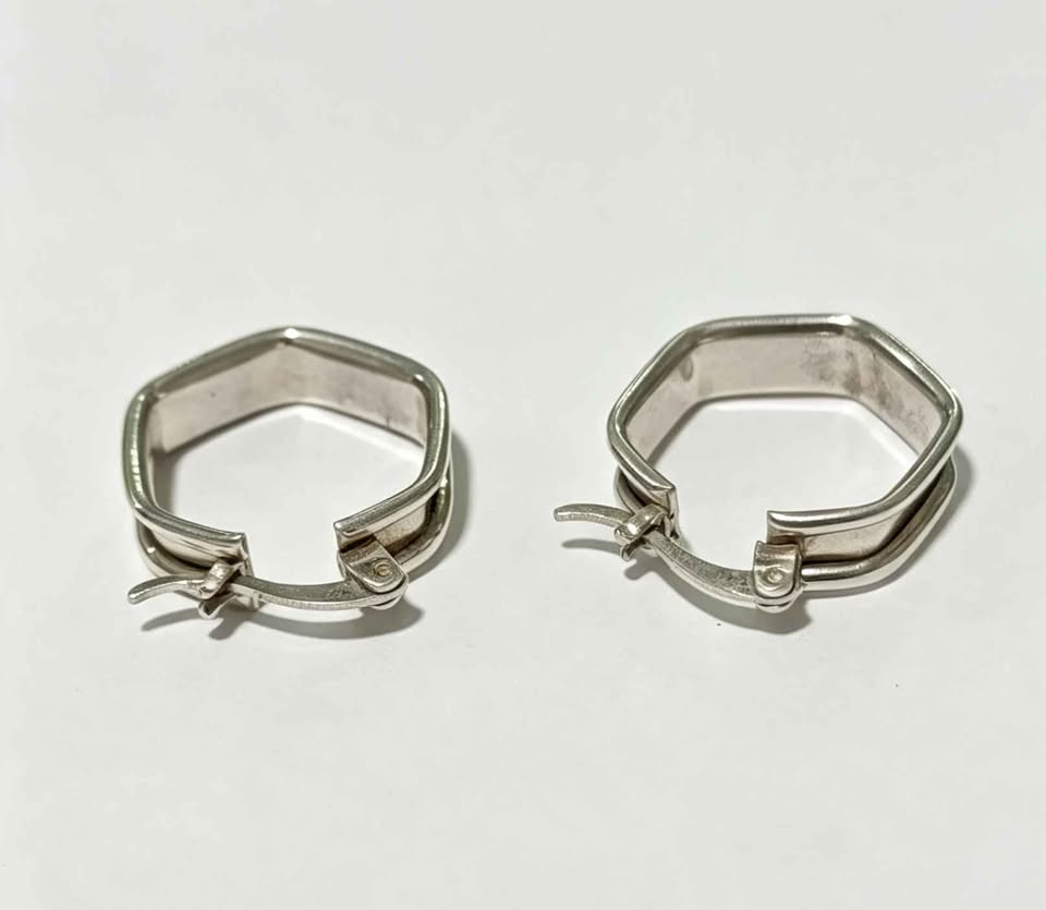 Plata arracadas .925 4.1g
