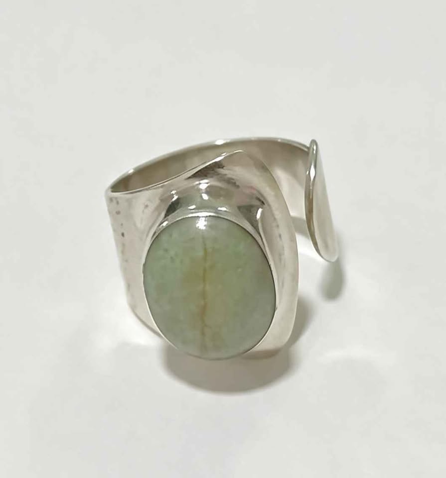 Plata anillo sintético .925 6.7g