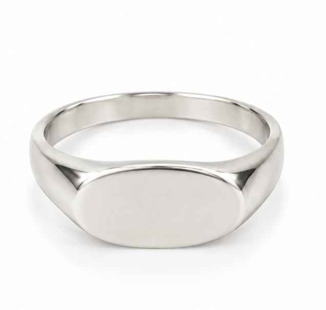 Plata anillo plano .925 2.3g
