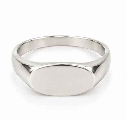 Plata anillo plano .925 2.3g