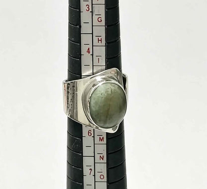 Plata anillo sintético .925 6.7g