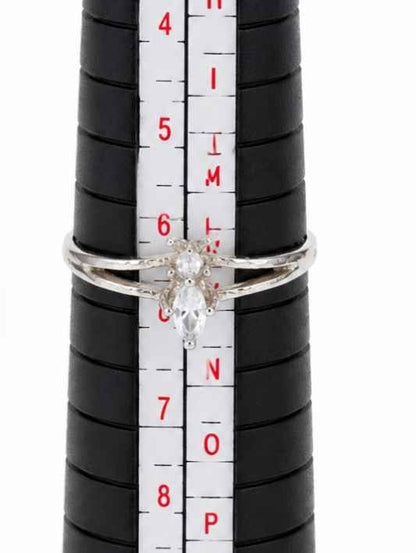 Plata anillo con sint. De angelito .925 1.3