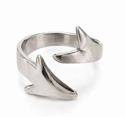 Plata anillo tipo pinza .925 2.2g