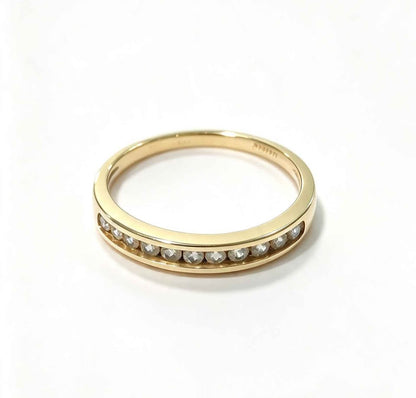 Oro anillo t churumbela # 7.5 10k 1.6g