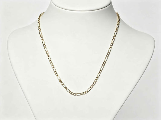 Oro collar eslab 3x1 59cm de largo 14k 17.8g