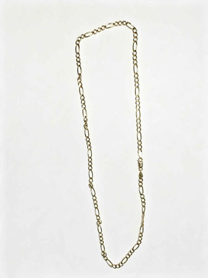 Oro collar eslab 3x1 59cm de largo 14k 17.8g