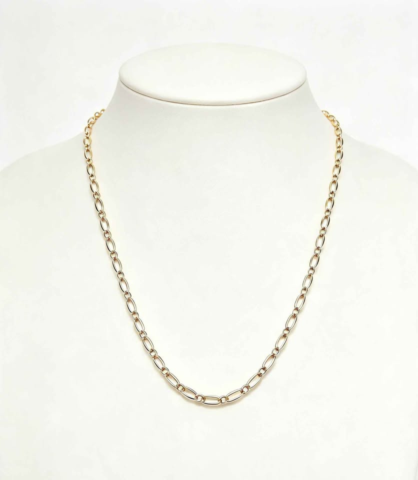 Oro cadena 50cm de largo 10k 3.8g