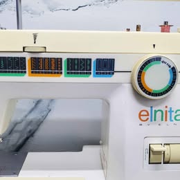 🧵✨ MÁQUINA DE COSER ELNITA | CON PEDAL ✨🧵