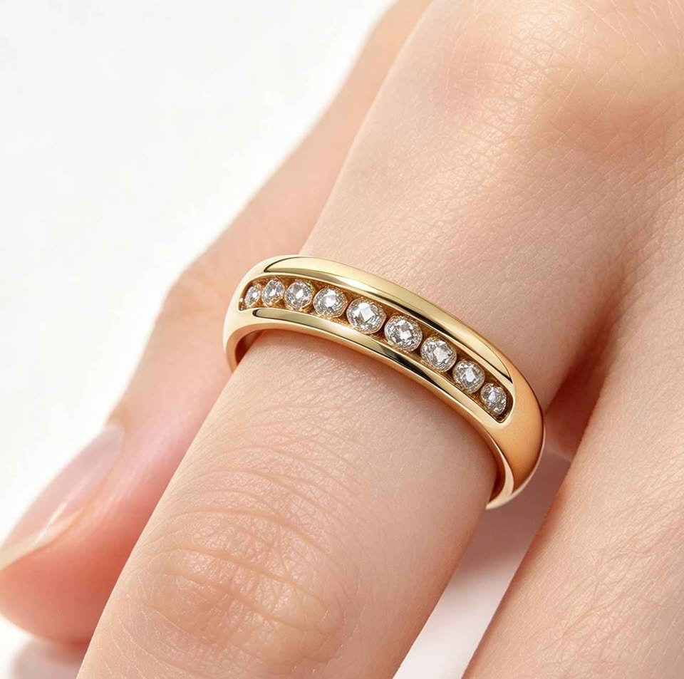 Oro anillo t churumbela # 7.5 10k 1.6g