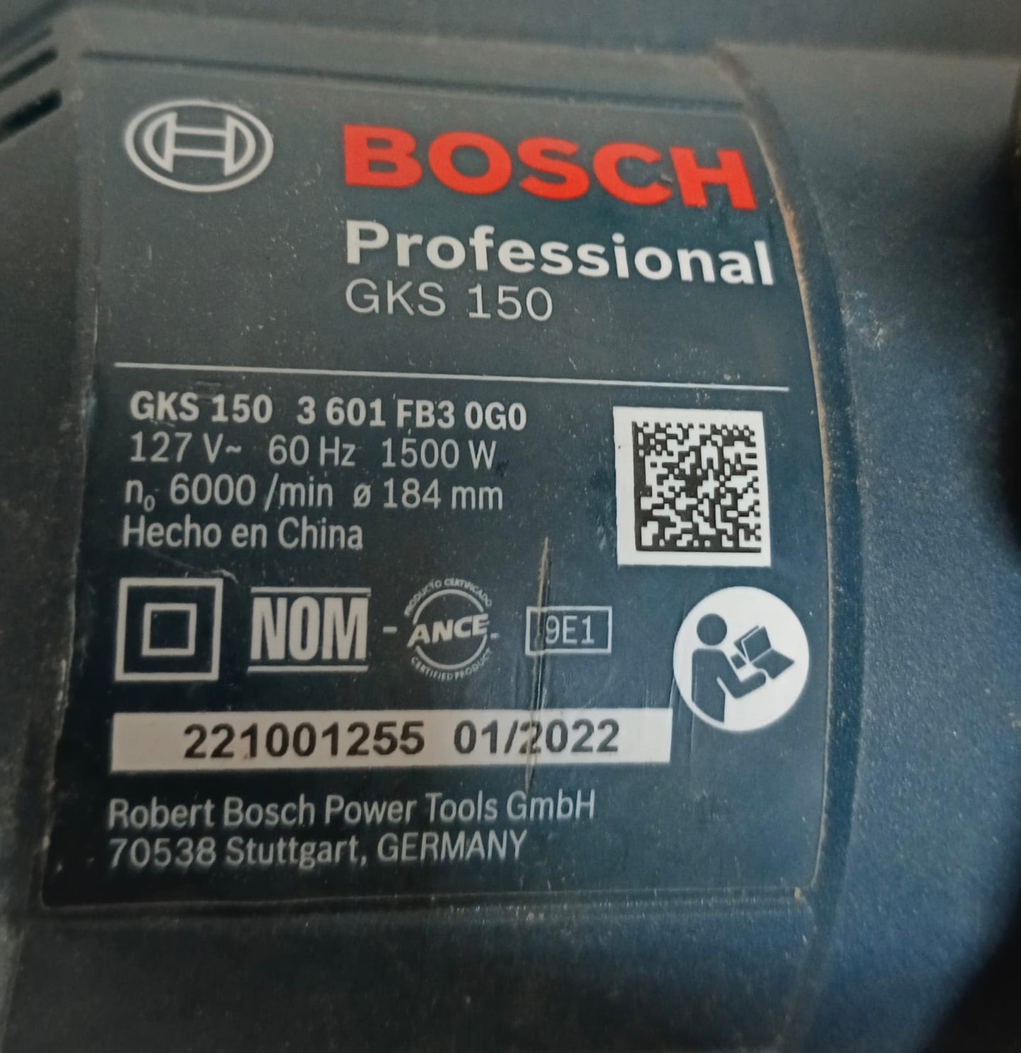 Sierra Circular Bosch gk-150w, usado