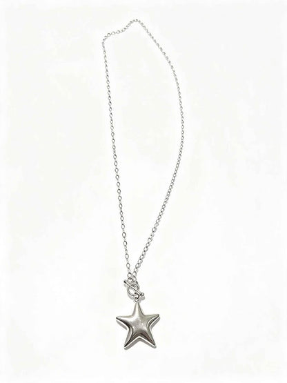 Plata cadena con Dije de estrella 💫 .925 7.8g