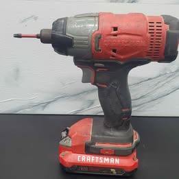 🔧🔥 TALADRO INALÁMBRICO CRAFTSMAN | CON BATERÍA Y CARGADOR 🔥🔧