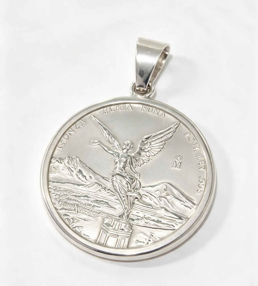 Plata Dije moneda onza bizel .925 35.9g