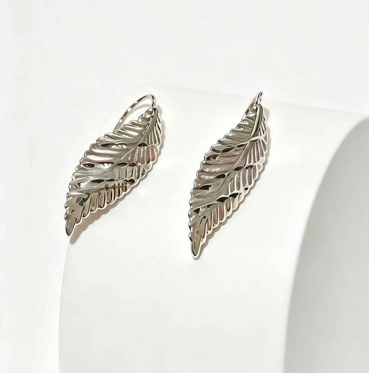 Oro Par Aretes hoja 10k 1.6g