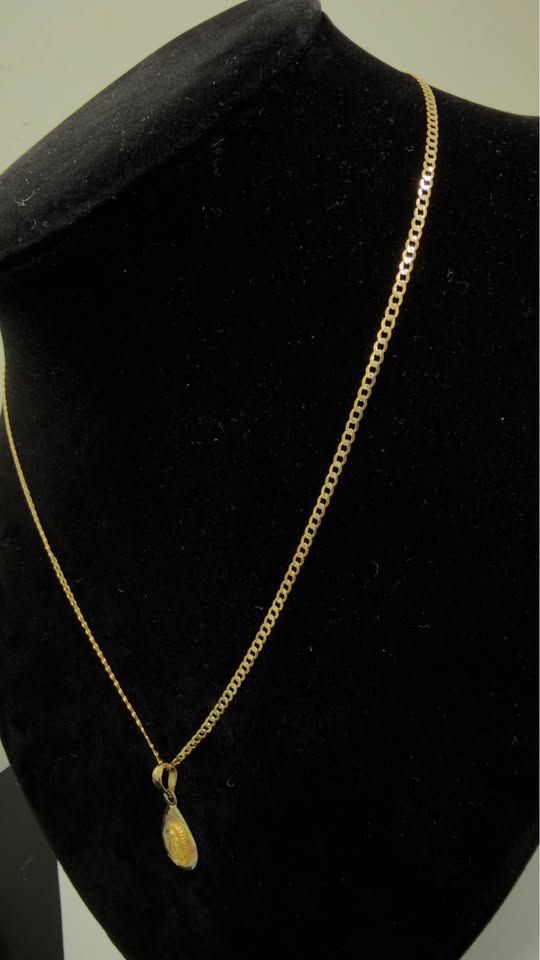 ✨ Cadena 1x1 de Oro 14K con Dije de Oro 10K ✨