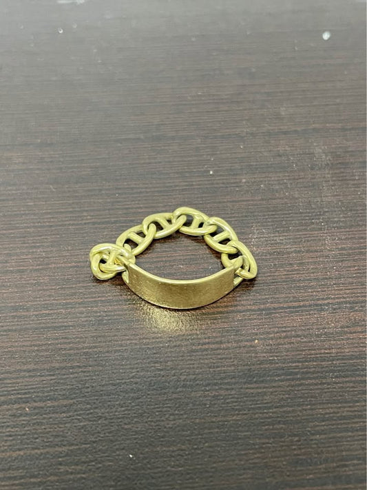 Anillo Tipo Esclava de Oro 14K / 4.3 g / Talla #11-USADO